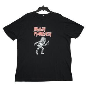 Iron Maiden Graphic Band T-Shirt – Black – Size XL